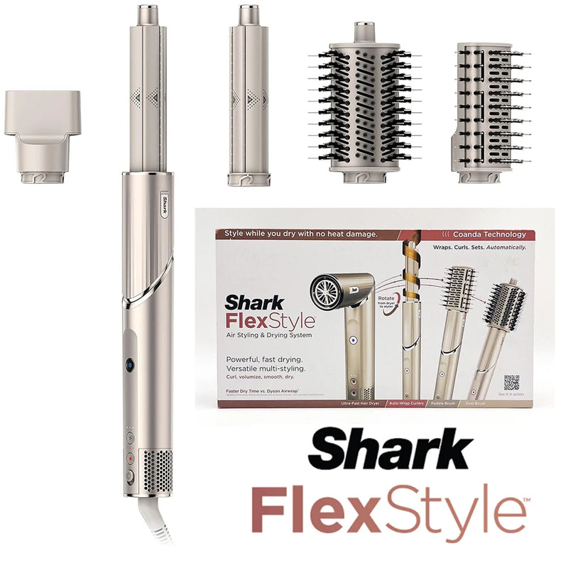 Shark HD430 FlexStyle Secador de cabelo com íons negativos e Airwrap