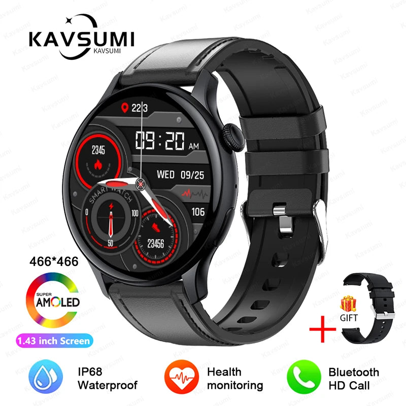 Relógio Esportivo Feminino Smart Watch Feminino - Tela GPS Track - Monitoramento de Saúde Voz Bluetooth Chamada